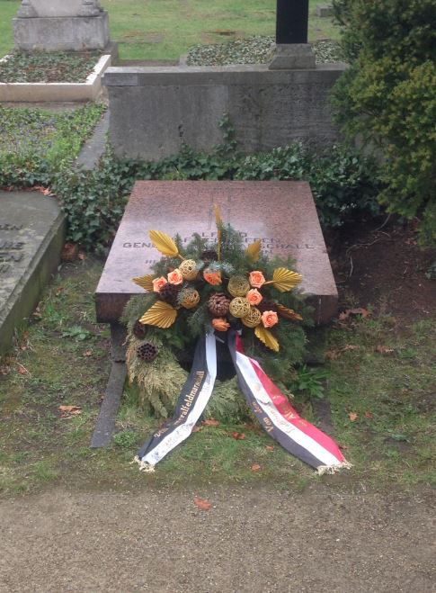 Grabstein Alfred Graf von Schlieffen, Invalidenfriedhof Berlin, Deutschland